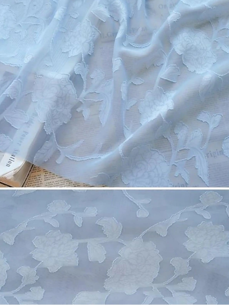 3 Pieces Suit A-Line/Princess Scoop Chiffon Mother of the Bride Dresses with Jacket Lace Floral Ankle-Length Long Sleeves