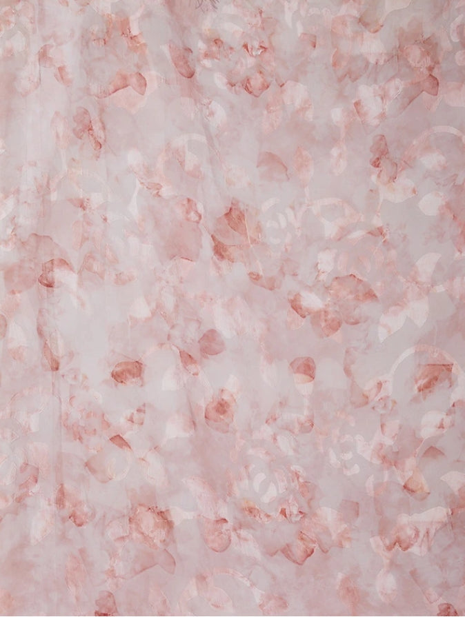 2 Pieces A-Line/Princess Scoop Chiffon Mother of the Bride Dresses with Jacket Floral Tea-Length 3/4 Sleeves Ruffles